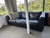 Leather couch 3 seater