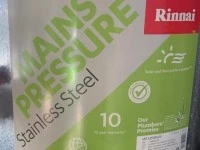 **2018 **Rinnai Mains Pressure 135L HW Cylinder