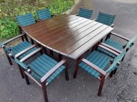 Supreme Outdoor Devon Table and 8 Chairs set