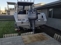 Motor boat 6.45 alloy hardtop
