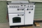 Falcon Rangemaster Classic 90cm electric oven with gas top RRP $10,160