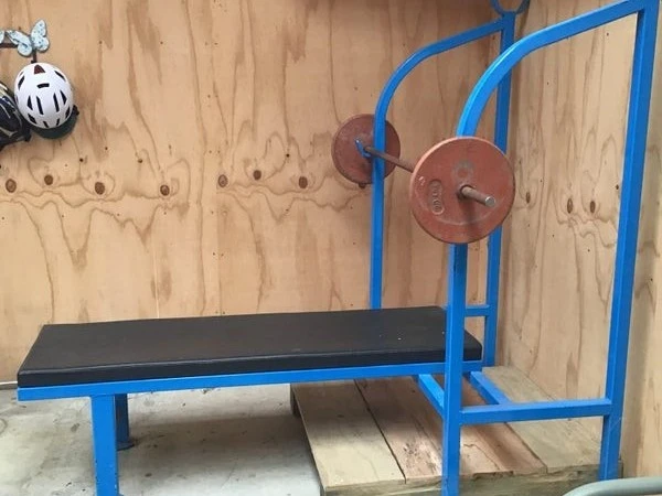 Squat and bench press frame