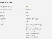 Samsung SRS580DHLS 580L Side By Side Fridge