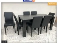 Dining table and 7 chairs