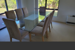 Dining table with 8 chairs