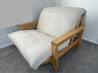 Sofa bed frame + king single futon mattress, Bicycle, Acoustic guitar ...