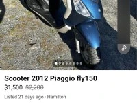 Motorcycle Piagio 2012