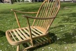 Mid century Ercol 203 chair and 341 footstool