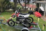 Motor Bike Frame for 2 motorbikes for Trailer