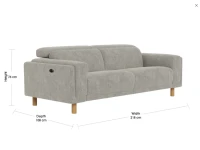 Heavy 2-3 Seater Couch electronic recliner couch