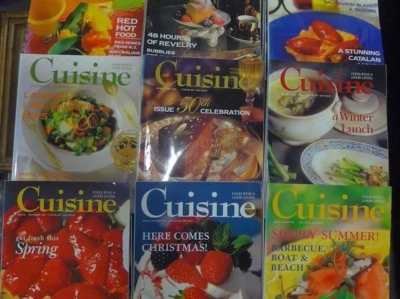 Complete Set Cuisine Magazines, Cuisine Magazines x 2