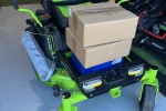 Greenworks CRZ426 rideon mower