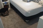 Queen size mattress & base, Desk