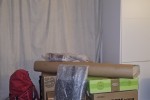 Cardboard wrapped Digital Piano 88keys, CURVED Ultrawide screen monito...