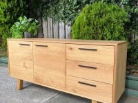 Sideboard / Buffet, Nood, Mid Century Style