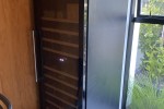 Standing Wine Fridge, Computer desk, Wine Bottles - Boxed - 8 Boxes, C...