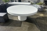 White GRC Round Table – 1700mm D