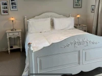 Queen Bed, Headboard, Tall Boy, Drawers, bed side table 1, bed side ta...