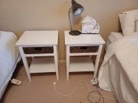 Kitchen stool (3), Glass table top, Fridge, Coffee table. Glass top, A...