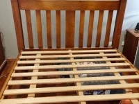 Queen size frame and mattress
