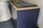 Heavy 2.2 meter length x 600deep 700 high credenza with storage Empty ...