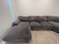 Soft Smoke grey sofa bed