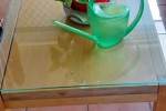Dining table and 6 chairs and coffee table