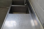 Commercial Double Sink Bench Stainless Steel