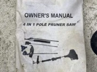 Garden Multi-tool Whipper Snipper, Pole saw, Hedge trimmer needs work