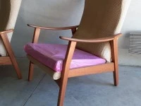 Pair of Mid Century Recliner D A Lewis Lounge Chairs