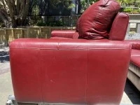 Leather 3 & 2 Seater ex Farmers