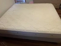 King size mattress, split base and headboard