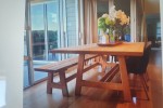 Dining table and bench seat