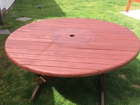 Large wooden table