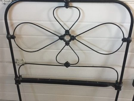 Vintage Cast Iron Single Bed