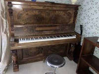 Schwechten iron frame piano