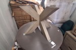Hunter Round Dining Table Grey Oak