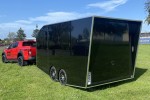 Tandem enclosed trailer