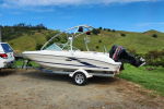 Sea ray trailer boat 6m length