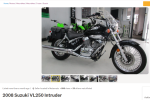 Motorcycle Suzuki VL250