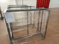 Steel Retail store racks x3