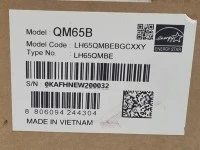 Samsung QM65B 65" 4K UHD Digital Display screen