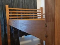 Double loft bed - solid pine