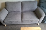 2 seater couch, lazy boy chair, Small round table & 3 dining room chai...