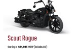 Motorcycle Harley Scout rogue