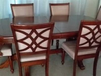 Dining table with 6 chairs