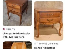 Bedside dresser French Night stand