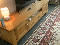 3 x side tables. 1 x coffee table. 1 x tv unit. 5 suitcases. 4 x mediu...