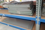 Steel racking/shelves and 2 pallets of steel shelving, Standard Pallet...