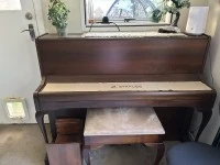 Restored London piano